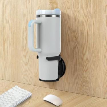 Imagem de Suporte de garrafa de água compatível com Stanley, Hydroflask, Sinple Midern, suporte de copo de parede estável e durável, organizador de copos com economia de espaço, armazenamento para bebidas e