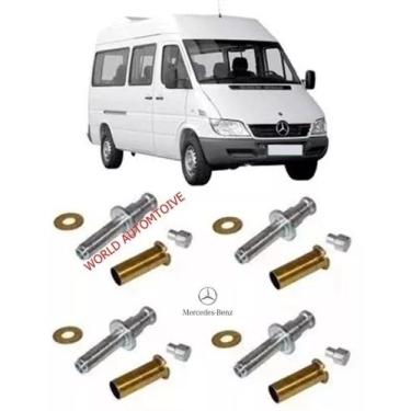 Imagem de Kit 4 Pino Dobradiça Porta Dianteira Inf Sup Sprinter Tds - temparts