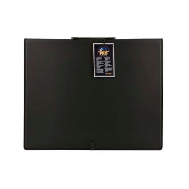 Imagem de Capa de apresentação profissional pitoresca - pasta de portfólio de arte profissional para arte de até 45 x 61 - capa de couro vegano com zíper, solução de armazenamento de arquivo com livro espiral