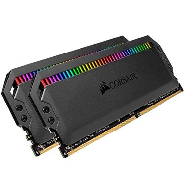 Imagem de CORSAIR Dominator Platinum RGB 16GB (2x8GB) DDR4 3200 (PC4-28800) C16 1,35V AMD memória otimizada - Preto