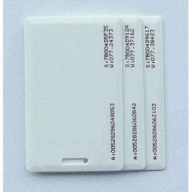 Imagem de Cartão pvc Cracha Smart Card 13,56Mhz 1K Clamshell 100 un - Idex Milpo