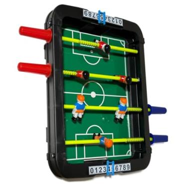 Imagem de Jogo de Totó de Futebol de Mesa (Tabletop) com 2 Gols, 2 Bolas e Jogadores – Diversão para Todas as Idades