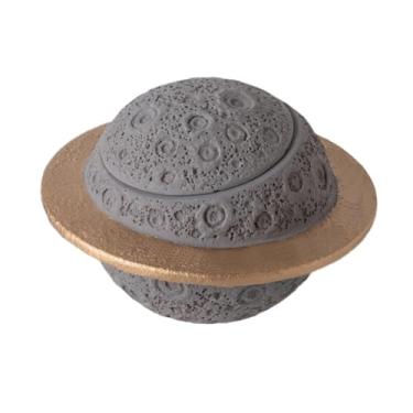 Imagem de predolo Urna funerária compacta para animais de estimação, urna funerária resistente à umidade, cimento, recipiente para armazenamento de cinzas de animais, Cinza