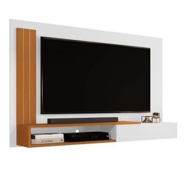 Imagem de Painel De Tv 50" Sala De Estar Estante De Parede Nicho Decorativo E Po
