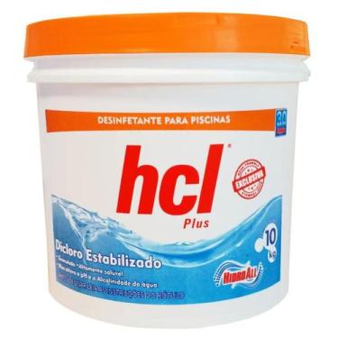 Imagem de Cloro para Piscina Hcl Plus Hidroall 10 kg
