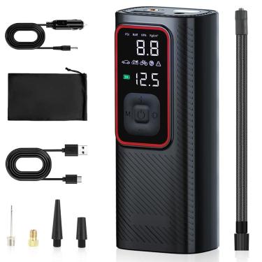 Imagem de Inflador de pneu Kesfferch Compressor de ar portátil para carro 150 PSI