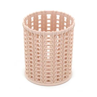 Imagem de Porta Lápis Plástico Vazado Rosé