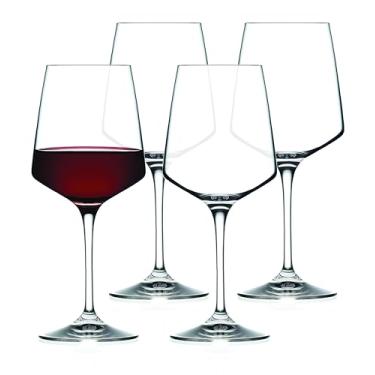Imagem de Barski Taças de vinho - Conjunto de 4 - Taças de haste - para vinho branco ou tinto - Segura para lava-louças - 425 g - Qualidade europeia