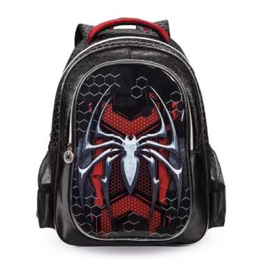 Imagem de Mochila De Costas Escolar Infantil Silver Spider Estampado - Denlex