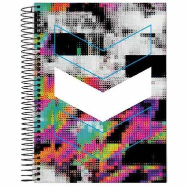 Imagem de Caderno Espiral Universitário Starschool 80 Folhas Capa Sortida 1 Unid