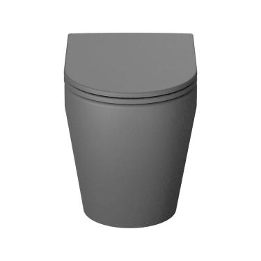 Imagem de Vaso Sanitário Convencional e Assento Soft Close Vulcano Acqua Casa Preto Matte