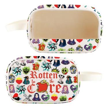 Imagem de WZMPA Sacola de lona de filme Mal Evie Fans Gift Rotten To The Core Bolsa de ombro Evil Queen Merchdise (Rotten core 2-CMB)