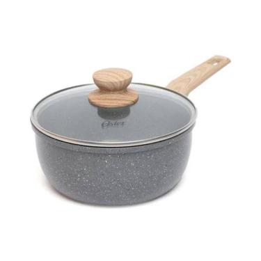 Imagem de Panela Cerâmica Marble Edition Dark Grey Oster 3L com Tampa