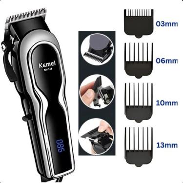 Imagem de Cortador Kemei Km-119 Para Corte Profissional Led Digital - ASAF