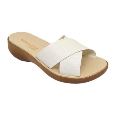 Imagem de Chinelo Slide Confortável Tamanco Feminino Conforto Esporão Palmilha Macia EVA Terra e Água