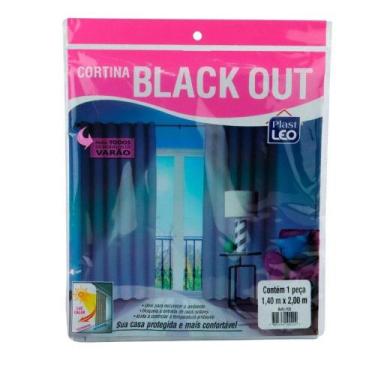 Imagem de Cortina Blackout 200x140cm PVC Cinza - Tudo em Caixa - Genérico