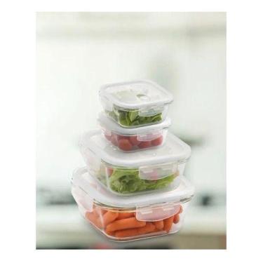 Imagem de Conjunto De Potes Hérméticos De Vidro Electrolux - 4 Un Cor Transparen
