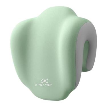 Imagem de FashionCha Travesseiro de Escritório para Dormir E Trabalhar, Suporte de Pescoço para Cadeira de Trabalho Do Almoço, Travesseiro de Pescoço de Espuma Vis, Cinza Verde