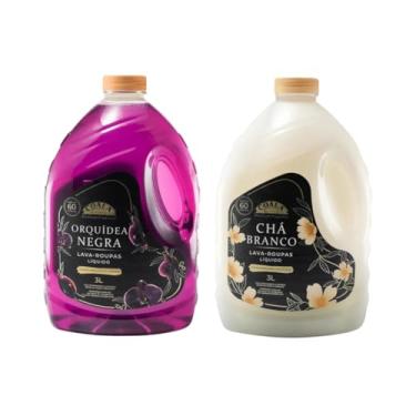 Imagem de Combo Duplo Coala Laundry | Lava Roupas Perfumado Orquídea Negra e Chá Branco