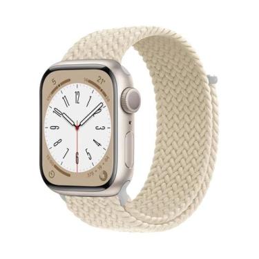 Imagem de Pulseira Trançada Solo Loop Para Apple Watch De 40mm 41mm 42mm 44mm 45