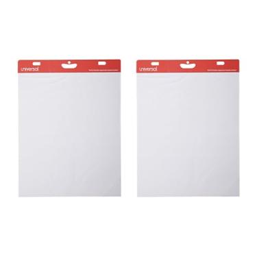 Imagem de Almofadas de cavalete autoadesivas Universal 35603, não pautadas, 25 x 30, branco, 30 folhas (caixa com 2 blocos)