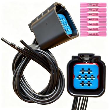 Imagem de JNFSup Conector De Chicote Elétrico Para Faróis Automotivos Oe: Wpt1007/3U2Z14S411Eva, Chicote, Compatível Com Ford Edge (14-07)/Focus (11-00)/Lincoln Mkx (15-07)/Mercury Milan (11-06) E Mais