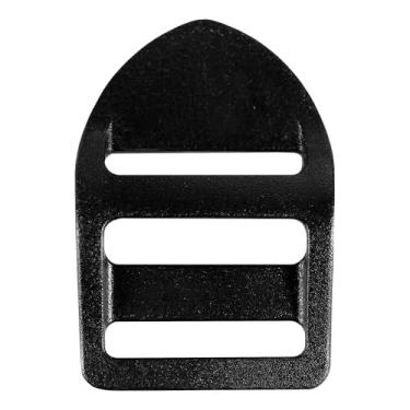 Imagem de Strapworks Fivelas ajustadoras de alça de plástico super lock de 2,5 cm - fivela preta com trava deslizante ótima para mochila e alças utilitárias, Preto, 10 Pack