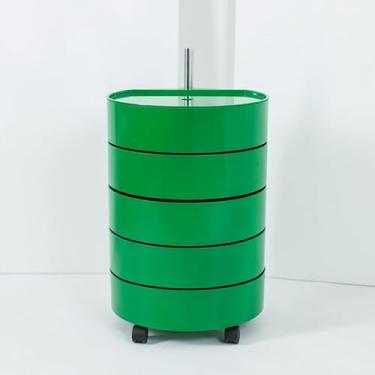 Imagem de Mesa de centro de design simples pequena mesa de centro giratória 360 mesinha de cabeceira para quarto armário redondo móvel armário de mesa armário lateral simples de armazenamento de cosméticos mesa