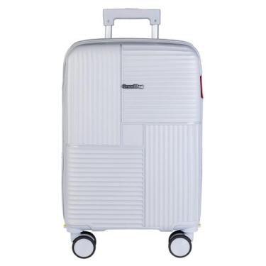 Imagem de Mala de bordo viagem 20" polipropileno Atlanta - Enluaze, Cinza