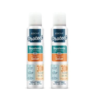 Imagem de Kit 2 Repelentes Spray Com Proteção Solar FPS30 150ml Above