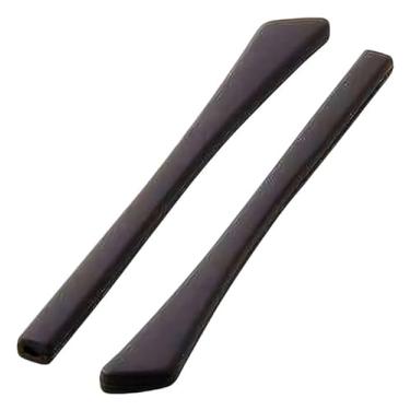 Imagem de 02 P Ponteira Ponta Haste Perna Silicone Acetato Haste Perna Reposição Manutenção Óculos (Silicone Preto P 31)