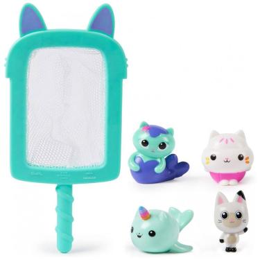 Imagem de Divertido Jogo de Mergulho Swimways Gabbys Dollhouse Dive n Catch, Acessórios de Piscina para Crianças, Brinquedos Aquáticos para Festa