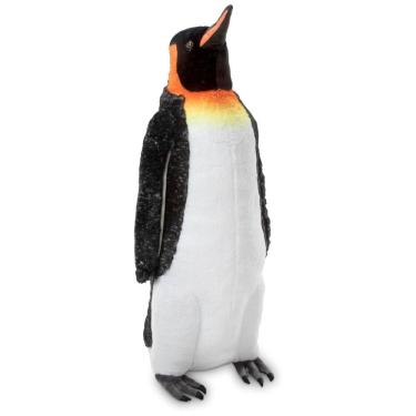 Imagem de Pelúcia Pinguim Imperador 1 Metro de Altura com Design Realista para Crianças Acima de 3 Anos, Melissa & Doug, Branco
