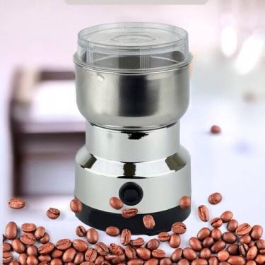 Imagem de Moedor de Café Elétrico Aço Inoxidável Ideal para Grãos Portátil 110v 