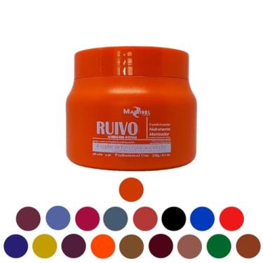 Imagem de Mascara Matizadora Mairibél Profissional 250g Escolha Cor (Ruivo Acobreado)