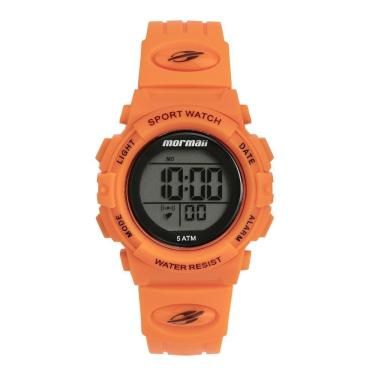 Imagem de Relógio Mormaii Masculino Ref: Mo03121ab-8l Infantil Laranja Digital