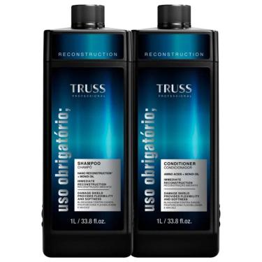 Imagem de Kit Truss Uso Obrigatório Reconstruction Duo Salon 1 Litro