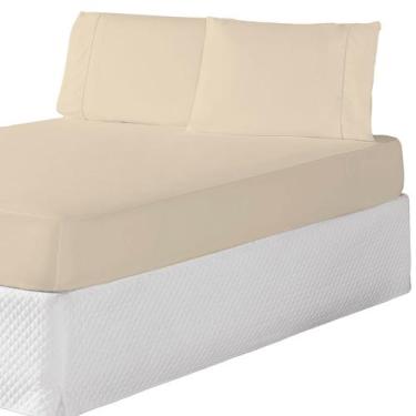 Imagem de Lençol Casal Padrão Tecido Leve e Resistente - CP.85 - MR enxovais, Cá