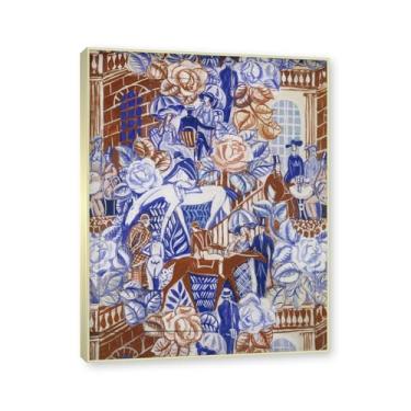 Imagem de Moldura de champanhe. Impressões Raoul Dufy, (pessoas elegantes), pôster de viagem vintage, arte impressionista, imagem de arte de parede em tela para decoração de casa. 30 x 40 cm-11,8 x 15,7 pol