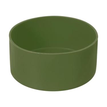 Imagem de 1 capa protetora de silicone para bota de 9 cm para 907.2-1,134.0 g, capa antiderrapante inferior de garrafa de água, acessórios universais de fundo de copo, verde exército