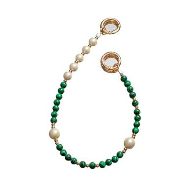 Imagem de Pulseira feminina com contas – Linda pulseira antiqueda com berloques – corrente multifuncional compatível com todos os smartphones, One Size, Resina, resina