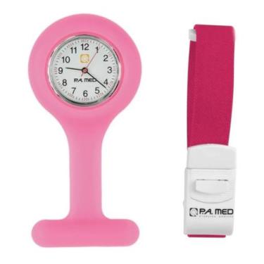 Imagem de Garrote Elástico + Relógio Lapela - P A Med - P. A. MED,  Rosa