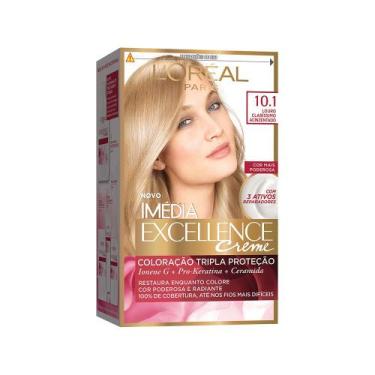 Imagem de Tintura Imédia Exellence 10.1 Louro Claríssimo Acinzentado - Imedia