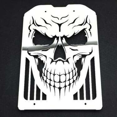 Imagem de FENGREN Tampa do radiador de aço cromado Compatible con Vulcan VN1500 VN1600 Mean Streak 2002-2008 VN 1500 1600