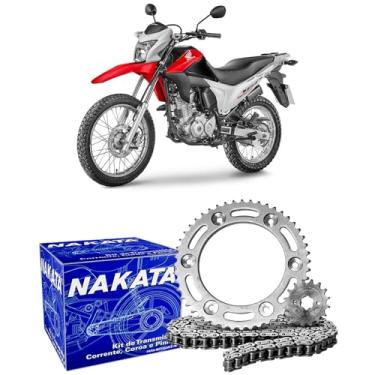 Imagem de Kit Relação Transmissão NXR 160 Bros XRE 190 Com Retentor