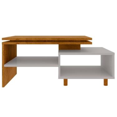 Imagem de Mesa De Centro Para Sala Lima 90 Cm Bechara Cinamomo Off White