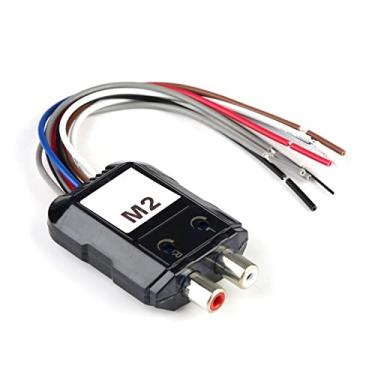 Imagem de Subwoofer Estéreo de Carro 2 Canal Alto Conversor de áudio Com Amplificador de Potência Fio de Controle para CD Radio DVD Host Black