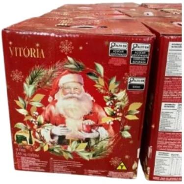 Imagem de Cesta de Natal Vitoria 16 Itens Cesta Básica Empresa Funcionarios Presente Cesta Natalina Ano Novo