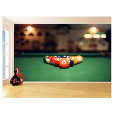 Imagem de Papel De Parede 3D Salão De Jogos Bilhar Sinuca 3,5M Jcs30 - Você Deco
