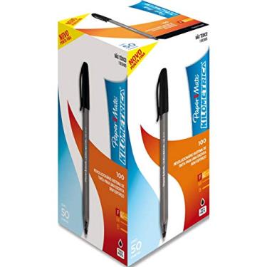 Imagem de Paper Mate Caneta Esferográfica , Preta, 50 unidades